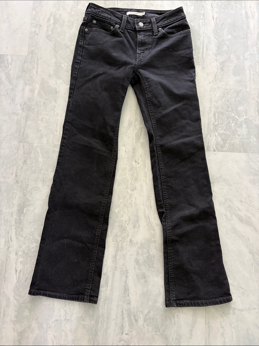 Levi’s  Black jeans  super low mid rise  boot cut standard five pocket  NWOT